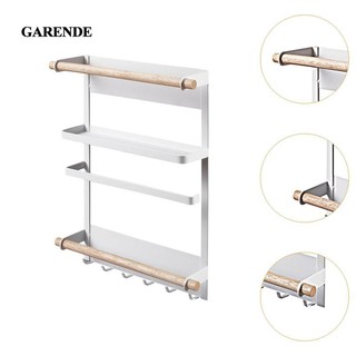 Giá đựng đồ nhà bếp Garende có giá đỡ khăn giấy Giá đựng gia vị từ tính có thể di chuyển được
