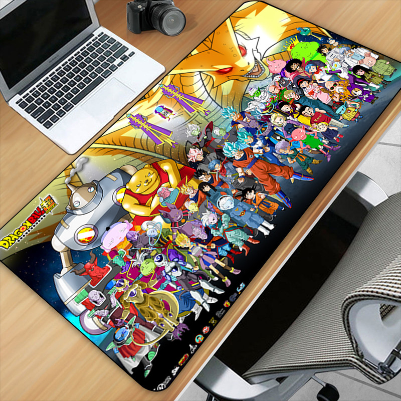 Dragon Ball Mouse Pad Anime Goku HD In Máy Tính Khóa Cạnh Bàn Phím Thảm PC Để Bàn Hoạt Hình Lớn Mousepad Phụ Kiện Chơi Game