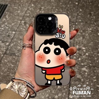 Vỏ Crayon Shin-chan dễ thương cho OPPO Realme Neo 7 GT6 GT5 P1 Pro 6i 5i 5s 5 Q5 C3 C1 Reno 6 5 Pro 5F 4F 4 Lite 5G 4G Vỏ bảo vệ ống kính Vỏ điện thoại chống rơi