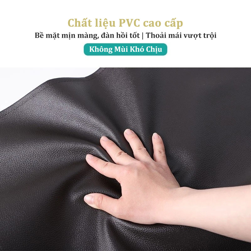 Tạp dề da Pvc,chống thấm nước, chống dầu,Tạp Dề Bằng Da pvc Dày Dặn Chống Dầu Có Thể Điều Chỉnh
