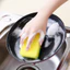 3 / 1 Cái Hai Mặt Làm Sạch Spongs Hộ Gia Đình Cọ Rửa Miếng Lót Nhà Bếp Lau Rửa Chén Xốp Vải Món Ăn Khăn Lau Phụ Kiện