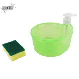 Bình Đựng Xà Phòng Rửa Chén 1000ml Có Giá Đỡ Tiện Dụng