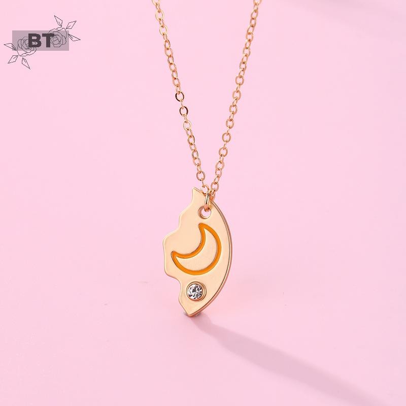 BT 3 Miếng Mới Mặt Trời Ngôi Sao Mặt Trăng Mặt Dây Chuyền Vòng Cổ Thời Trang Người Bạn Thân Nhất Mãi Tình Bạn BFF Nam Nữ Quyến Rũ Chokers VM