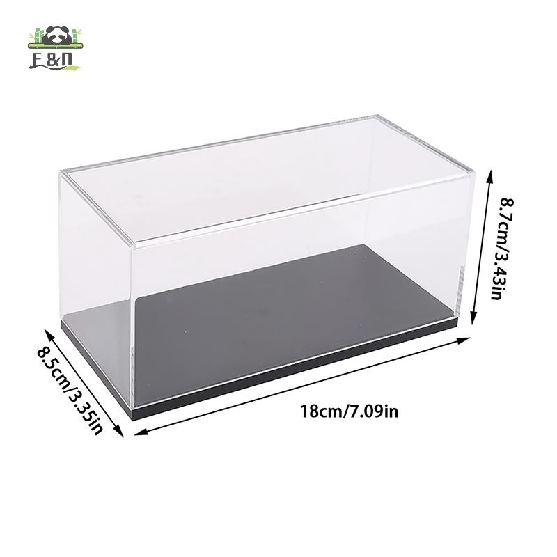 [Shnzdd] Hộp trưng bày mô hình ô tô 1: 32 Hộp bảo vệ trong suốt Hộp đựng bụi Acrylic Giá đỡ bảo quản EMKK