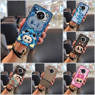 Ốp silicon bọc toàn bộ chống bụi/nước cho Sharp Aquos R7 / SH-52C, thiết kế hoạt hình graffiti
