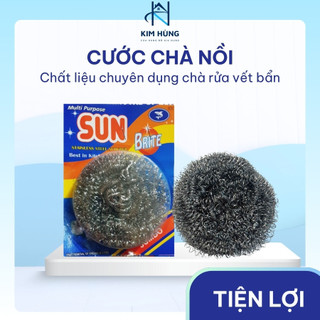 Bộ 5 Miếng Cước Chà Nồi Màu Xanh SUN – Bền, Sạch, Tiện Dụng Cho Mọi Căn Bếp
