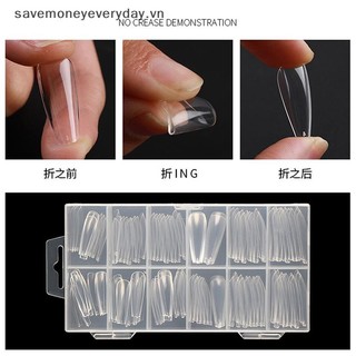 [savemoneyeveryday] 120 Cái Móng Tay Gel Dạng Kép Nối Dài Ngón Tay UV Builder Dụng Cụ Đầu Móng Tay [vn]