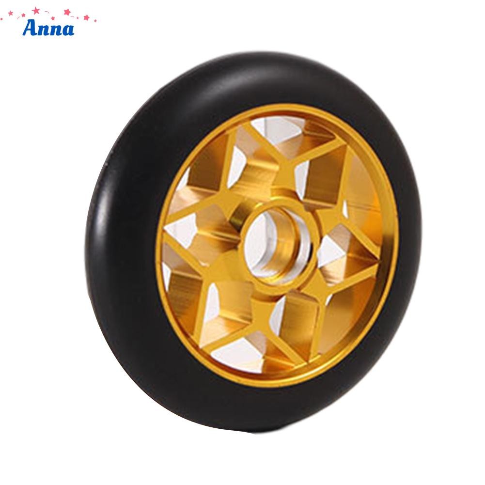 Bánh xe tay ga đóng thế 110mm với vòng bi thép Carbon cao và trung tâm hợp kim