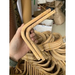 Combo 4 chiếc cầu góc tre - Cầu góc vuông, bán nguyệt cho chim chào mào chao mao chao mao