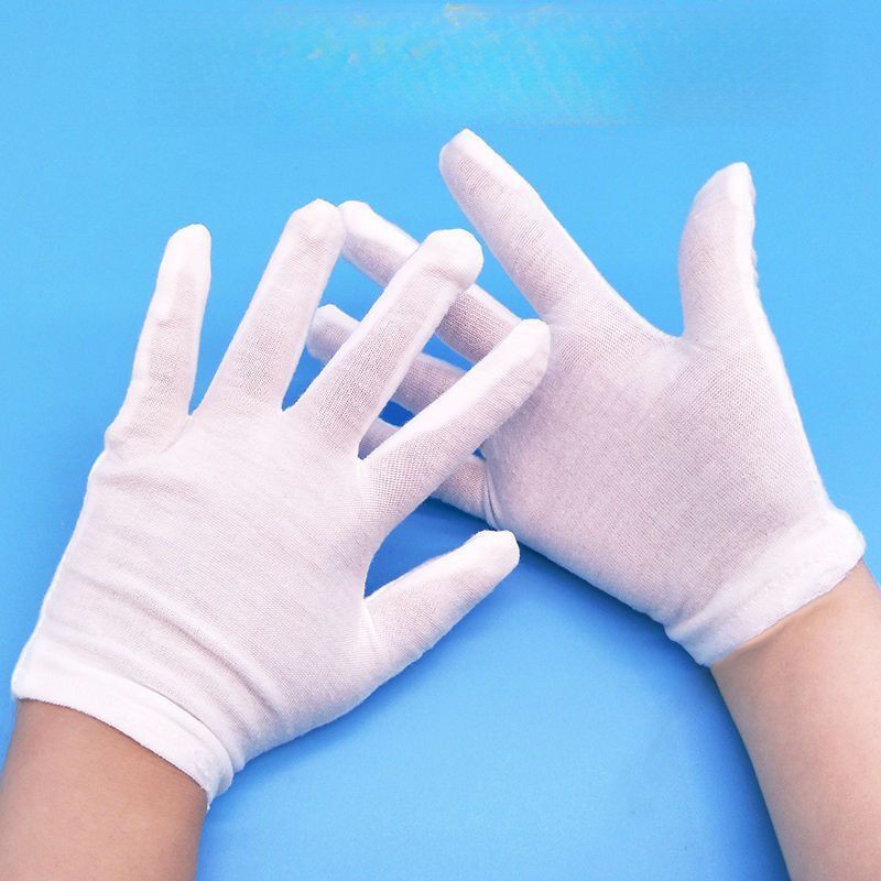 Nhẹ Thoáng Khí Co Giãn Cotton Nguyên Chất Trẻ Em Găng Tay Trắng Bé Trai Bé Gái Mẫu Giáo Học Sinh Tiểu Học Hiệu Suất Thể Dục Thể Thao Cuộc Họp Thể Thao Nghi Thức Nhảy Múa Mỗi
