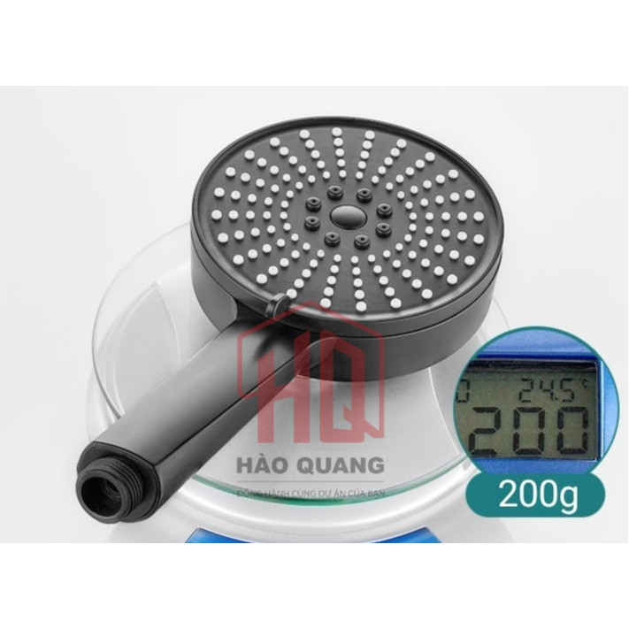 Vòi Sen Tắm Tăng Áp 5 Chế Độ | Đầu Sen Cỡ Lớn 12cm – Áp Lực Mạnh, Phun Siêu Mịn (VS2)