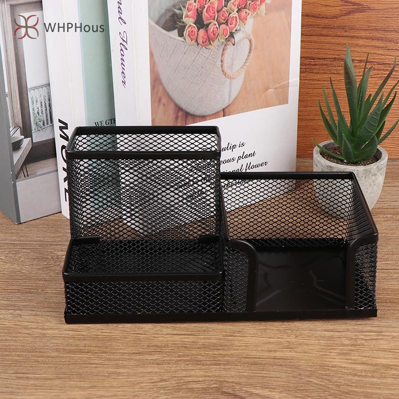 RUA Để Bàn Văn Phòng Phẩm Người Tổ Chức Sáng Tạo Kim Loại Bút Chì Tập Tin Giá Để Đồ Hộp Bảo Quản Phụ Kiện Văn Phòng Để Bàn Trang Trí Mới