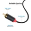 Cáp âm thanh BTM USB Type C sang 2RCA cho điện thoại Thiết bị loa ô tô Đầu nối tấm vàng Chống oxy hóa ăn mòn