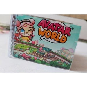 Cuốn abum búp bê giấy Căn hộ Toca Boca avatar world -Đồ chơi thủ công DIY