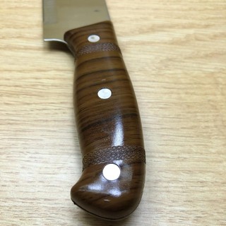 dao thái thịt cán nâu dài 33cm