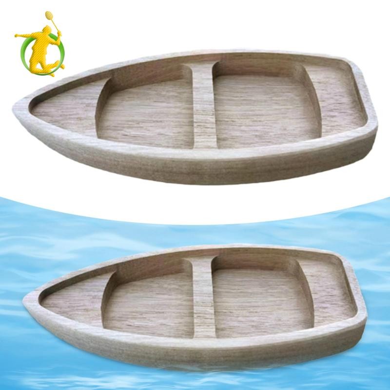 Thuyền Câu Cá Bằng Gỗ Mô Hình Thuyền Trang Trí Chưa Hoàn Thành Gỗ Canoe Gỗ
