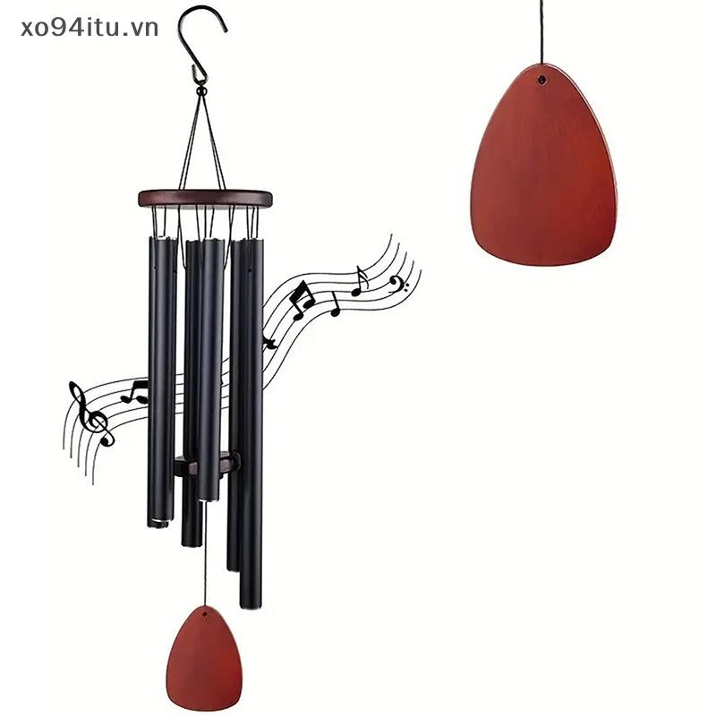 XOITU Classic 26 Inch Ống Nhôm Chuông Gió Có Thẻ Trang Trại Sân Vườn Ban Công Hành Lang Trang Trí VN