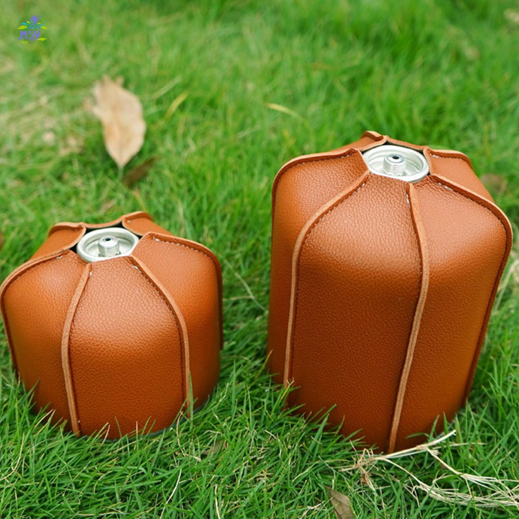 Cắm trại Hộp đựng khí Vỏ xi lanh Da di động Hộp đựng khí