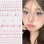 Nhãn dán kim cương Aurora hoa bướm 3d - Nàng tiên cá, Vỏ, Decal mặt ngọc trai - Chống thấm nước, Tự dính, Nhiều yếu tố Nhãn dán hình xăm cơ thể - Trang trí trang điểm tự làm tiệc sân khấu