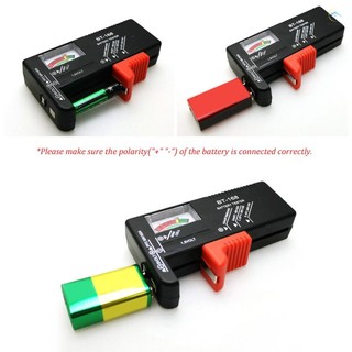 Trang chủ) Máy kiểm tra pin Máy kiểm tra pin đa năng Màn hình cho AA AAA C D 9V 1.5V Nút Pin tế bào Pin gia đình nhỏ Máy đo tuổi thọ pin