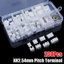 CORALTIDE 230 Cái Đầu nối Pin, Bộ vỏ XH2.54 Thiết bị đầu cuối sân 2,54mm, 2p 3p 4p 5pin Nam Nữ Bộ đầu nối đầu cuối 4 giá trị