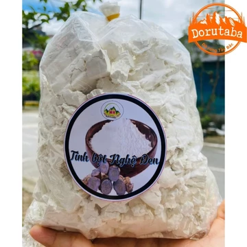 Tinh bột nghệ đen (nga truật) nguyên chất (500g, 1kg) tinh chế từ củ nghệ đen tươi Tây Bắc , hỗ trợ đau dạ dày