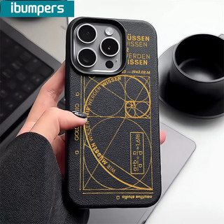 ibumpers Ốp Lưng iPhone Đơn Giản Sang Trọng Đôi Đường Hình Bán Nguyệt Họa Tiết Da Ốp Điện Thoại Dày Dặn Silicon Mềm Chống Sốc Chống Bẩn Cho Iphone 16 15 14 12 13 11 Pro Max IP 7 8 Plus X XS XR