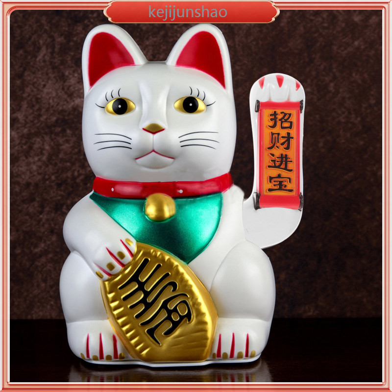 Lucky Cat Toy Launcher Swing Movement Arm Accessory Sports 8cm Nhựa