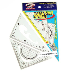 Bộ thước Eke Êke cỡ trung No.6 winq