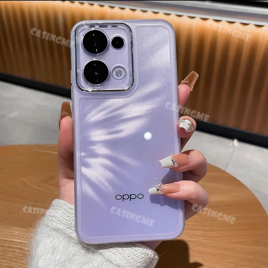 OPPO Reno14 5G 2024 Vỏ Mạ Trong Suốt Mềm Mỏng, Bảo Vệ Camera, Cho Reno13/Reno 13/Reno 13 F Pro 4G/5G