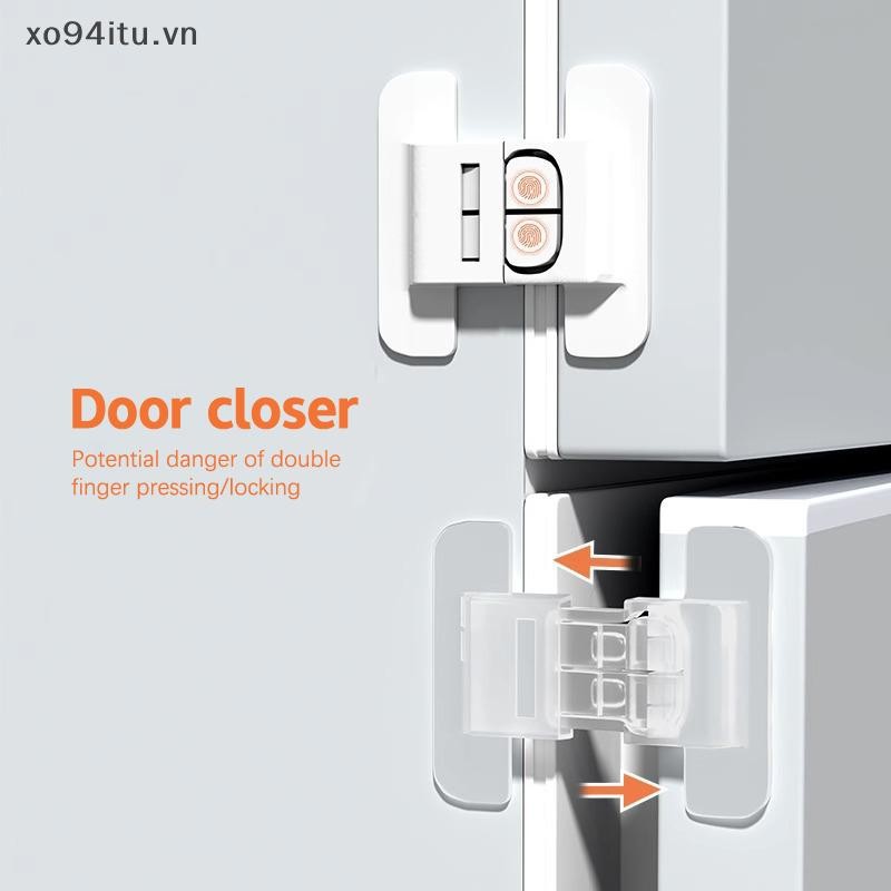 Xoitu Chung Khóa An Toàn Cửa Cho Bé Tủ Chống Mở Tủ Kính Mở Khóa An Toàn Chống Kẹp Khóa Cửa Tay Cố Định Kẹp VN