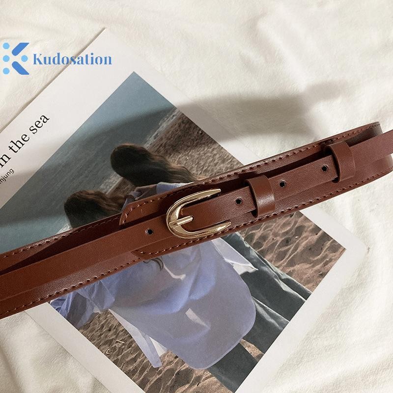 Kudosation Hình Bầu Dục Kim Khóa Nữ Đa Năng Thường Ngày Thắt Lưng Len Áo Phù Hợp Với Thắt Lưng