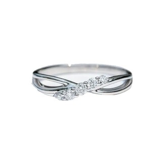 S925 Bạc Zircon Dòng Nhẫn Đơn Giản Trang Sức Thời Trang Nữ Quà Tặng 5
