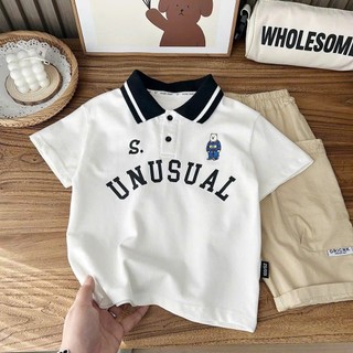Áo rời polo UNU dành cho bé trai 18-52kg năng động, Áo cổ bẻ cho bé trai.Áo cộc tay bé trai. H42