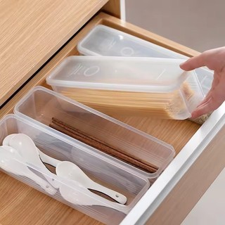 3 / 5 / 10 Cái Hộp Bảo Quản Sò Hình Chữ Nhật / Thực Phẩm Trong Suốt Hộp Giữ Tươi Có Nắp