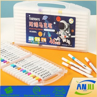 Bút Sơn Acrylic Marker Chính, Màu Sắc Rực Rỡ, Thêm 80% Mực, Phù Hợp Với Mọi Bề Mặt