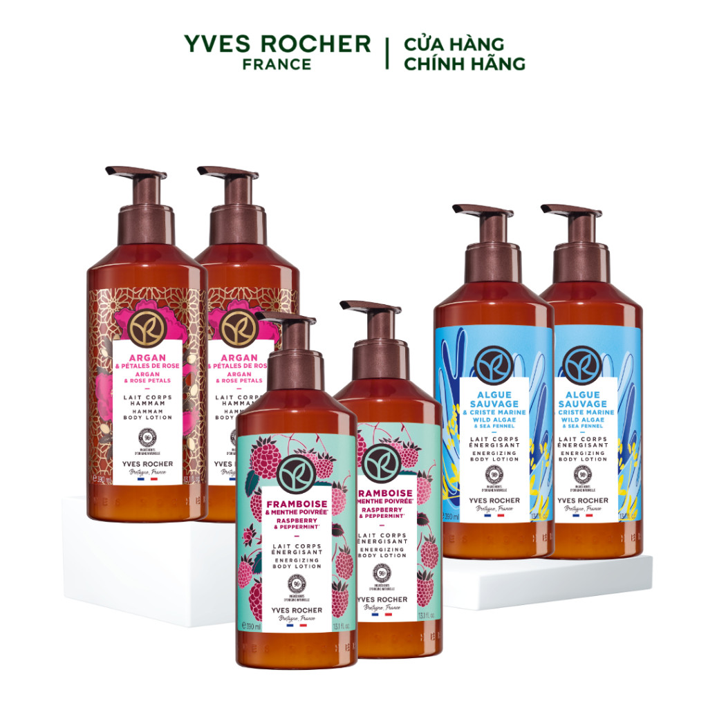 Ảnh Combo 2 sữa dưỡng thể thiên nhiên Yves Rocher Body Lotion 390ml (cùng mùi) 1