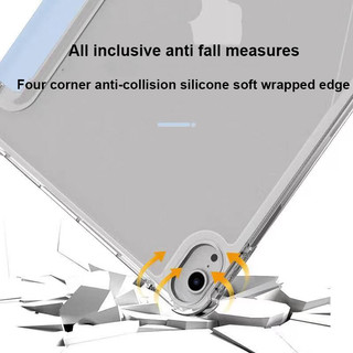 Ốp bảo vệ khe cắm bút mềm TPU trong suốt cho Vivo Pad SE 12.3 2025 Pad5 Pro 13 inch 2025 Pad 3Pro Air11.5 Pad2 12.1 Pad11 iQOO Pad12.1 inch