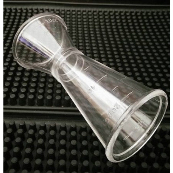 Jigger nhựa 2 đầu có chia vạch - Dụng cụ pha chế chuyên nghiệp, ca đong định lượng cho đồ pha chế.