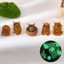 2 Chiếc Dạ Quang Capybara Nhựa Thu Nhỏ Phát Sáng Vào Ban Đêm Cổ Tích Trang Trí Sân Vườn DIY Trang Trí Các Bức Tượng Nhỏ Dễ Thương Trang Trí Bàn Làm Việc EMKK
