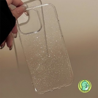 Vỏ lấp lánh sáng bóng cho iPhone 16E 16 Pro Max 16 15 14 Plus 13 12 11 Pro Max XR XS Max X 8 7 6 6s Plus SE3 SE2 + Ốp lưng sang trọng Vỏ điện thoại trong suốt mềm đơn giản dễ thương
