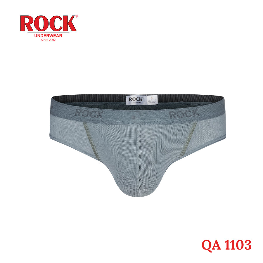 Quần lót nam bigsize cao cấp phối lưới  ROCK 1103 cotton 4 chiều thấm hút tốt, thoáng mát, không cấn