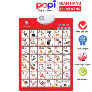 Bảng Chữ Cái Và Chữ Số Tiếng Việt Điện Tử Có Giọng Nói Cho Bé Tập Đọc Bộ Đồ Chơi Giáo Dục Nhua442