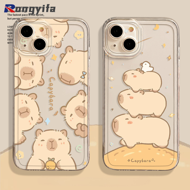 Ốp Điện Thoại Hoạt Hình Capybara Cho Meizu 21 Note 20 Pro Vỏ Trong Suốt Dễ Thương Trong Suốt Chống Rơi Ốp Lưng Mềm