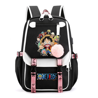 YT2 ONE PIECE Luffy Ba Lô Dành Cho Học Sinh Công Suất Lớn Nhẹ Anime Túi Đi Học TY2