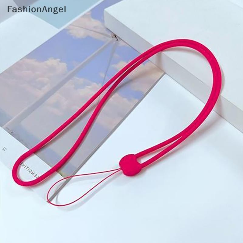 FashionAngel Cổ Silicon Dài Dây Điện Thoại Dây Buộc Điện Thoại Di Động Dây Đeo Cho Android Móc Khóa Túi Trang Trí VN