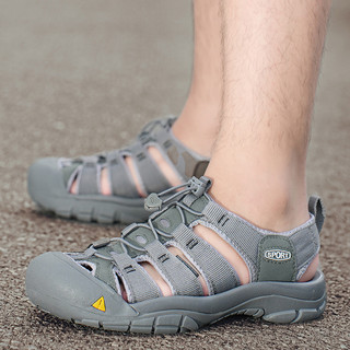 Giày sandal nam có sẵn, dép mùa hè nam, đế dày, mũi kín, giày bãi biển nam, giày nước, kích thước lớn, giày thường ngày ngoài trời
