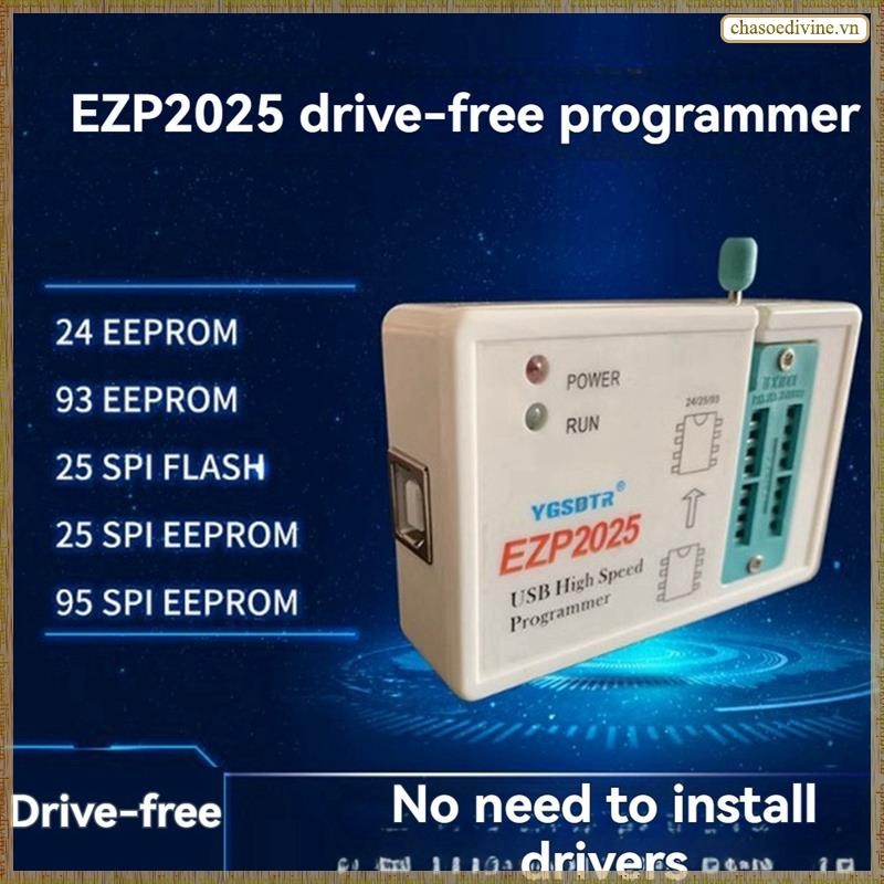 [K O G X] EZP2025 Drive Free USB Lập trình viên hỗ trợ 24 / 25 / 93 / 95EEPROM SPI FLASH Chips BIOS Burning