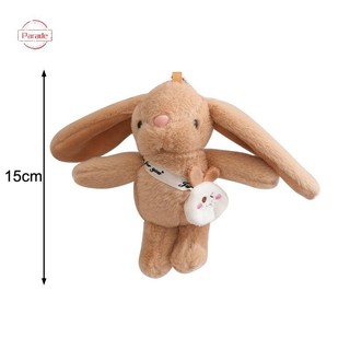 Cuộc diễu hành Sáng Tạo Hoạt Hình Dài Tai Móc Khóa Thời Trang Móc Khóa Mặt Dây Chuyền Dễ Thương Schoolbag Trang Trí Phụ Kiện Quà Tặng VN