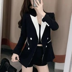 2025 Hàng Mới Về Mỏng Áo Khoác Ngoài Xuân Thu Blazer Người Phụ Nữ Skinny Áo Khoác Cho Nữ Sang Trọng Và Thanh Lịch Ngoài Trời Bán Mang Theo Áo Khoác — ảnh 6
